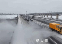 看山东吹雪车“硬核除雪” 气体温度可达800℃