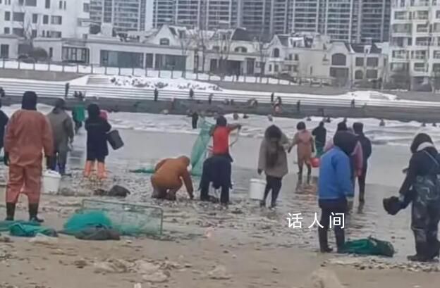 海边发生多起捞海肠溺水事件 有人冒险下海打捞